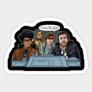 IT Crowd Wars Sticker